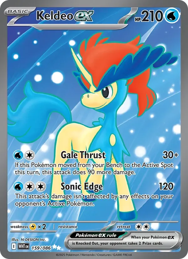 Keldeo ex, White Flare