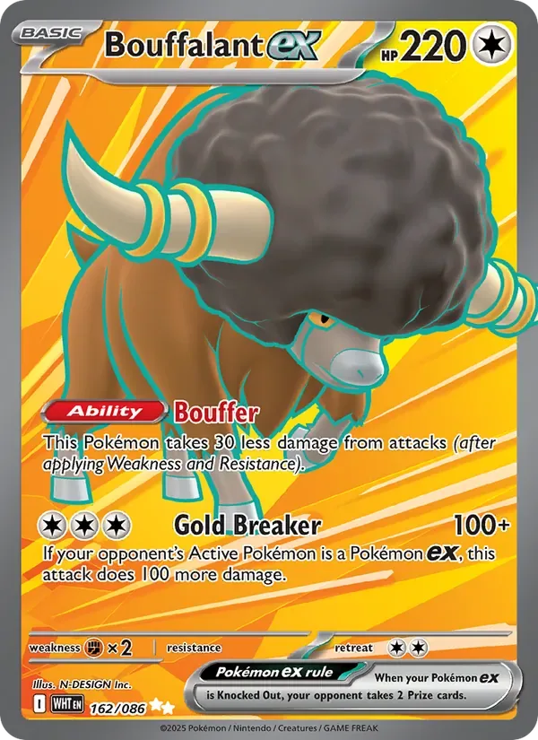 Bouffalant ex, White Flare