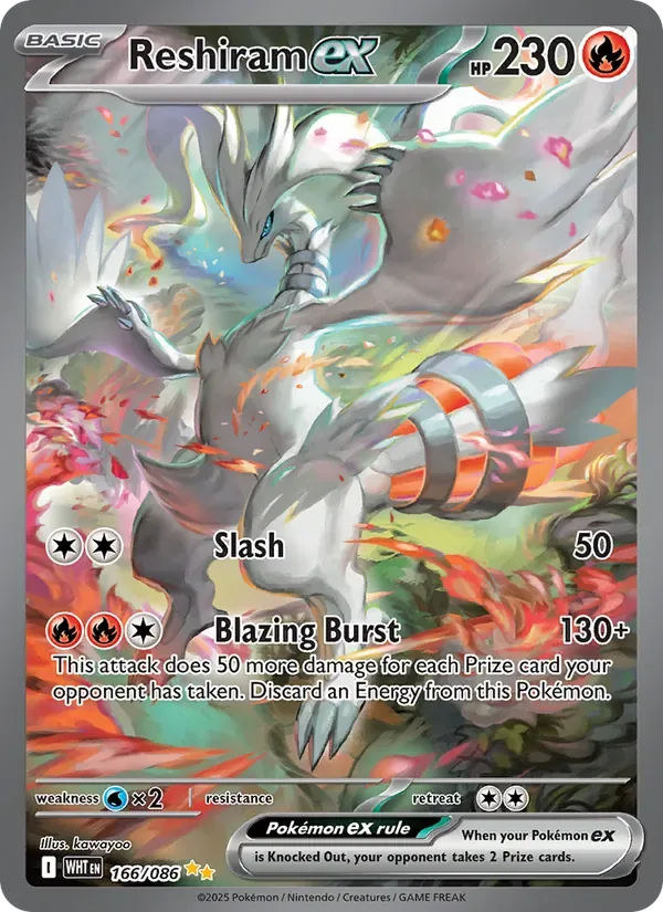 Reshiram ex, White Flare