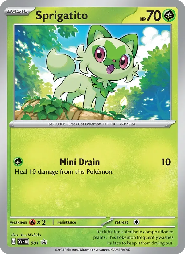 Sprigatito, SVP Black Star Promos