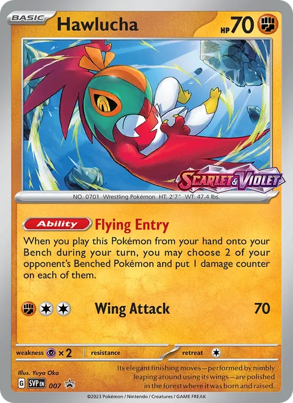 Hawlucha, SVP Black Star Promos