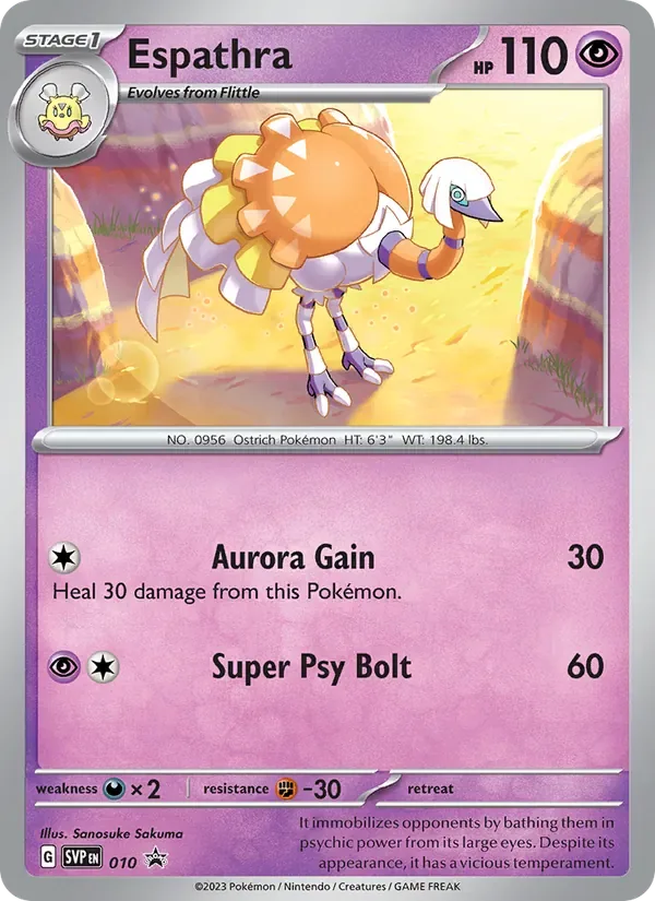 Espathra, SVP Black Star Promos