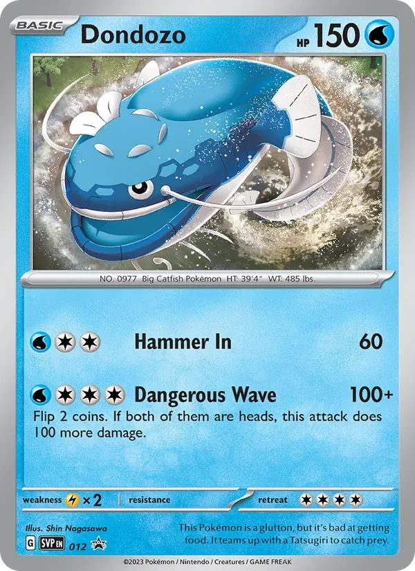 Dondozo, SVP Black Star Promos