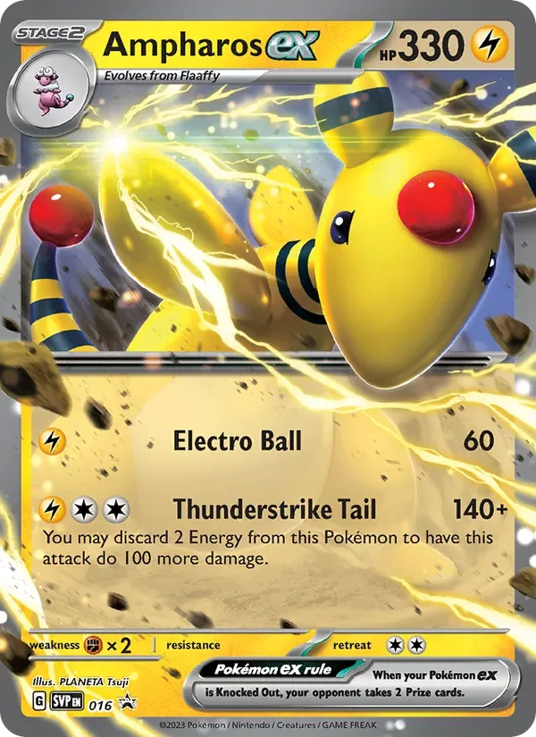 Ampharos ex, SVP Black Star Promos