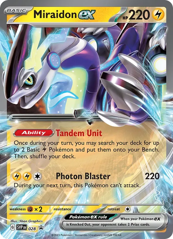 Miraidon ex, SVP Black Star Promos