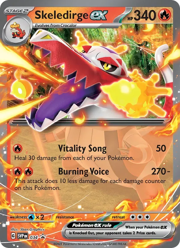 Skeledirge ex, SVP Black Star Promos