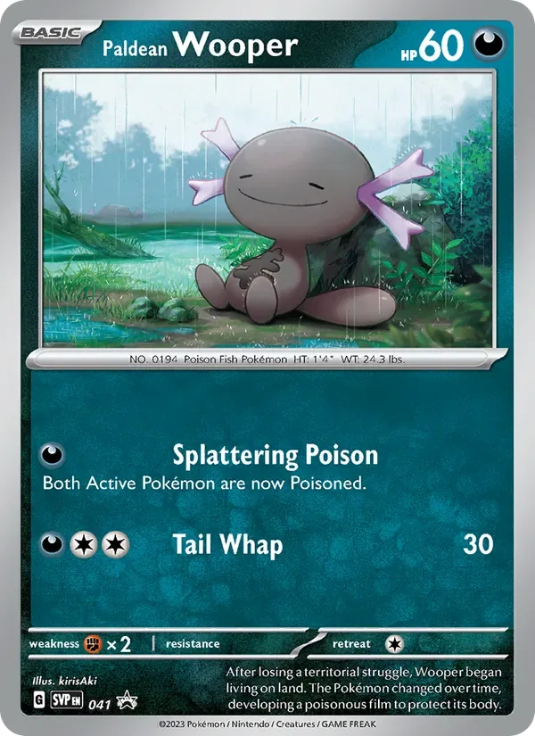 Paldean Wooper, SVP Black Star Promos