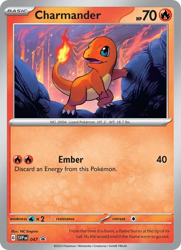 Charmander, SVP Black Star Promos