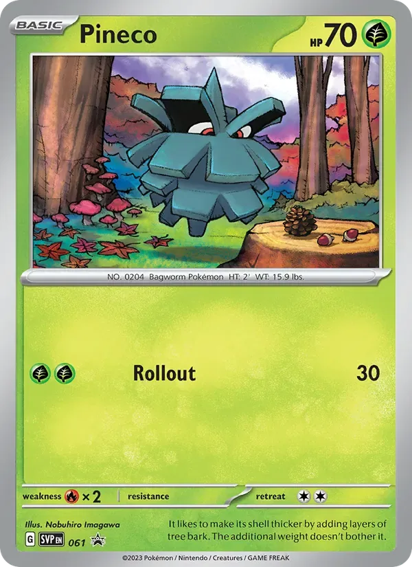 Pineco, SVP Black Star Promos
