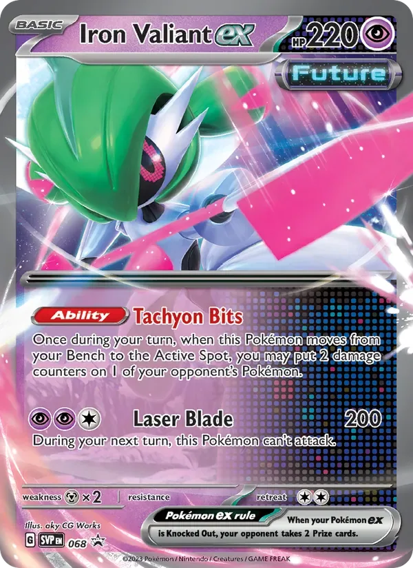 Iron Valiant ex, SVP Black Star Promos