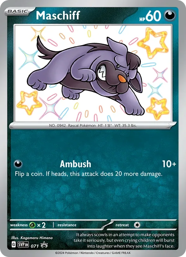 Maschiff, SVP Black Star Promos