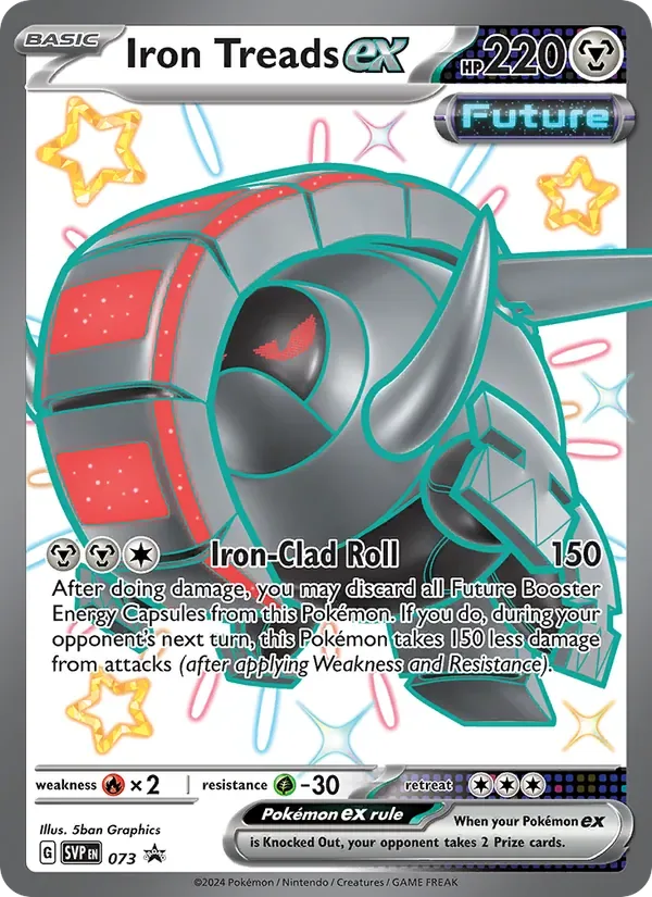 Iron Treads ex, SVP Black Star Promos