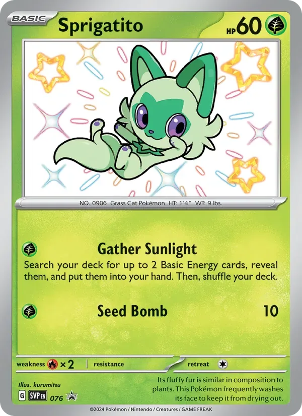 Sprigatito, SVP Black Star Promos