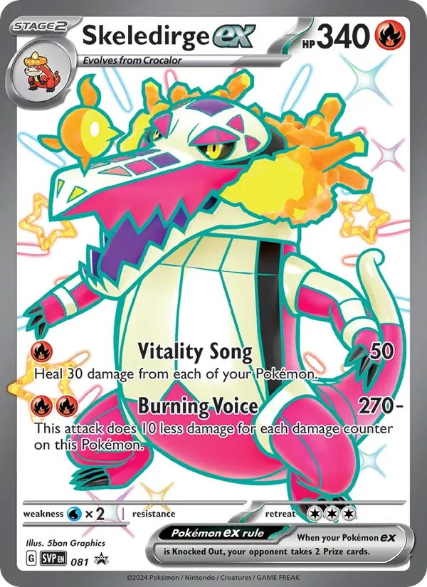 Skeledirge ex, SVP Black Star Promos