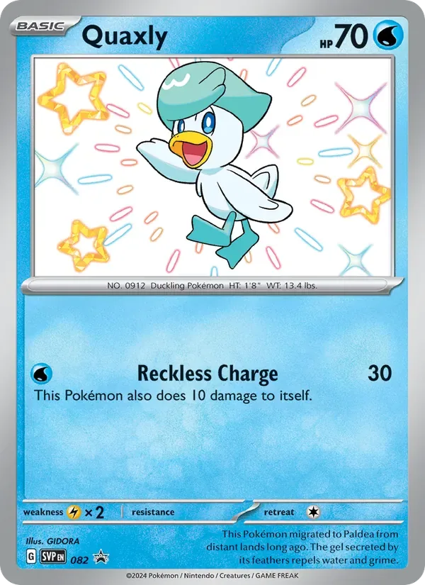 Quaxly, SVP Black Star Promos