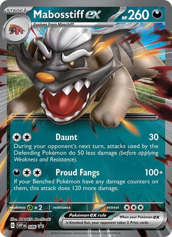 Mabosstiff ex, SVP Black Star Promos