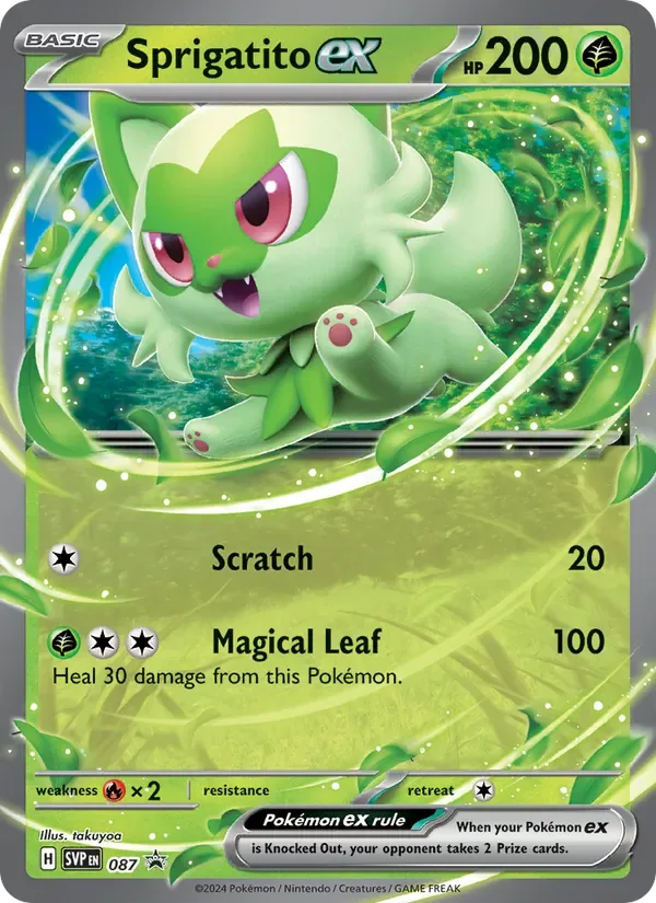 Sprigatito ex, SVP Black Star Promos