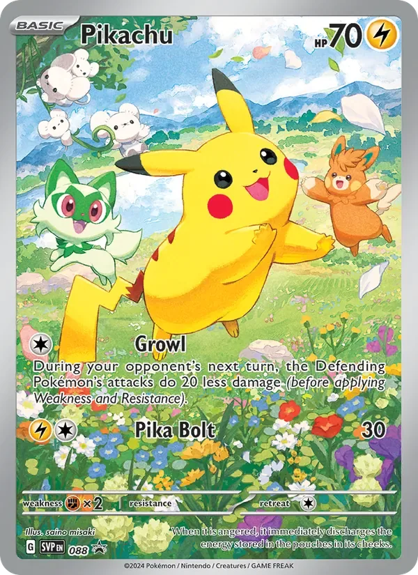 Pikachu, SVP Black Star Promos