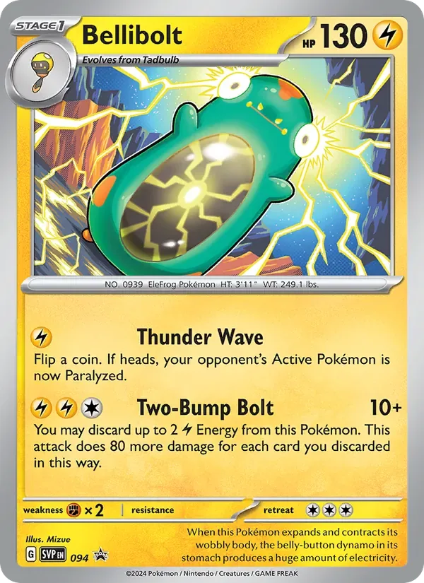 Bellibolt, SVP Black Star Promos