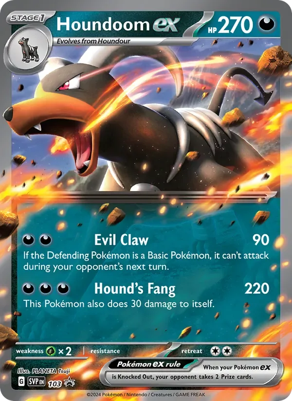 Houndoom ex, SVP Black Star Promos