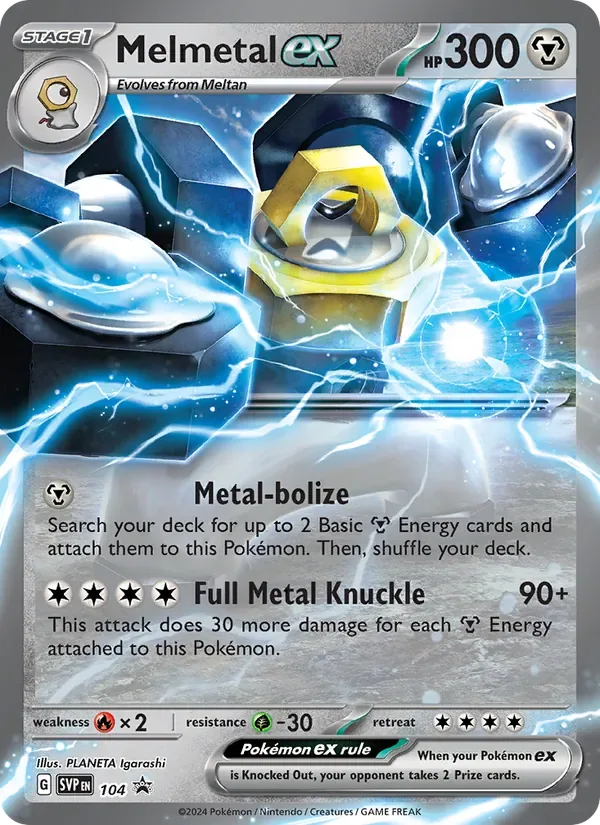 Melmetal ex, SVP Black Star Promos