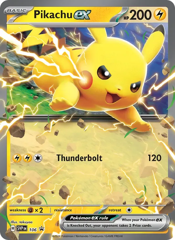 Pikachu ex, SVP Black Star Promos