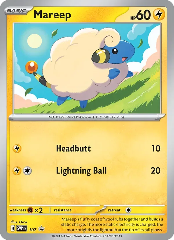 Mareep, SVP Black Star Promos