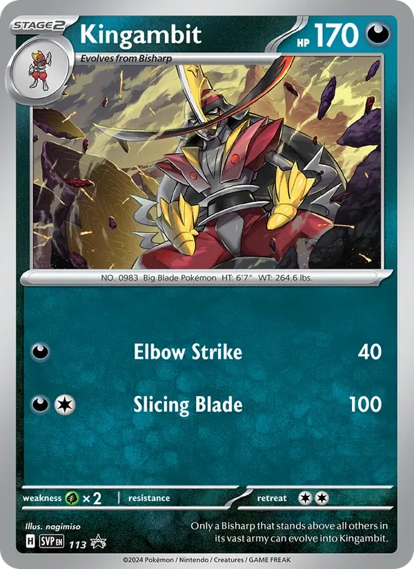 Kingambit, SVP Black Star Promos