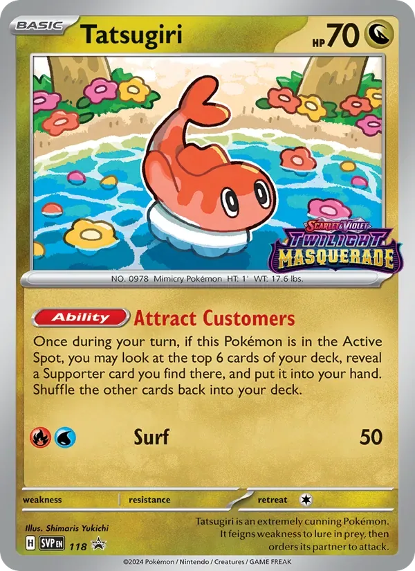Tatsugiri, SVP Black Star Promos