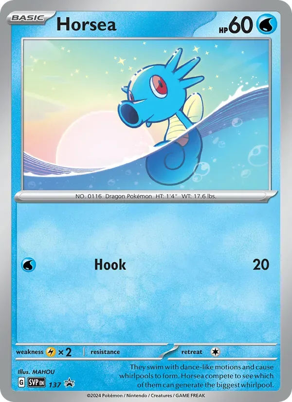 Horsea, SVP Black Star Promos
