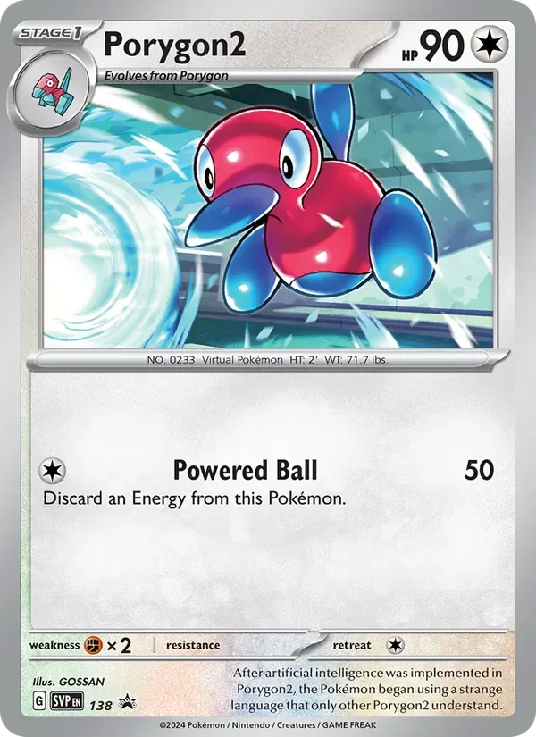 Porygon2, SVP Black Star Promos
