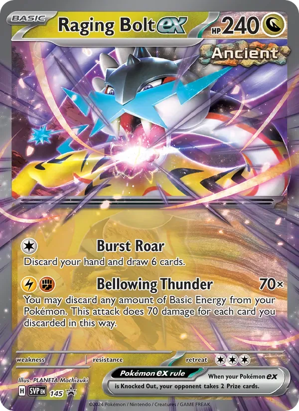 Raging Bolt ex, SVP Black Star Promos