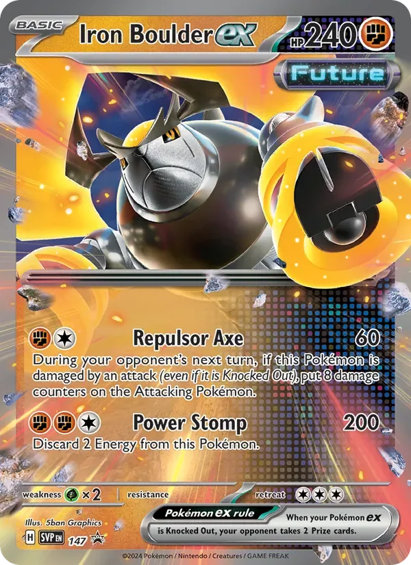 Iron Boulder ex, SVP Black Star Promos