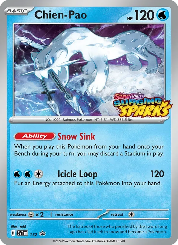 Chien-Pao, SVP Black Star Promos