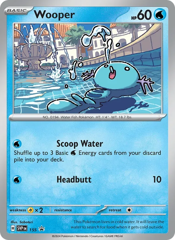 Wooper, SVP Black Star Promos