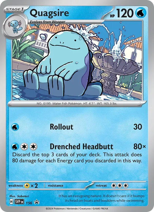 Quagsire, SVP Black Star Promos