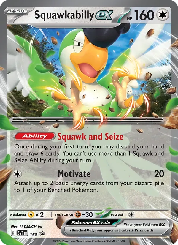 Squawkabilly ex, SVP Black Star Promos