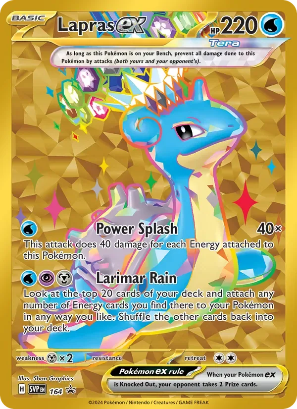 Lapras ex, SVP Black Star Promos
