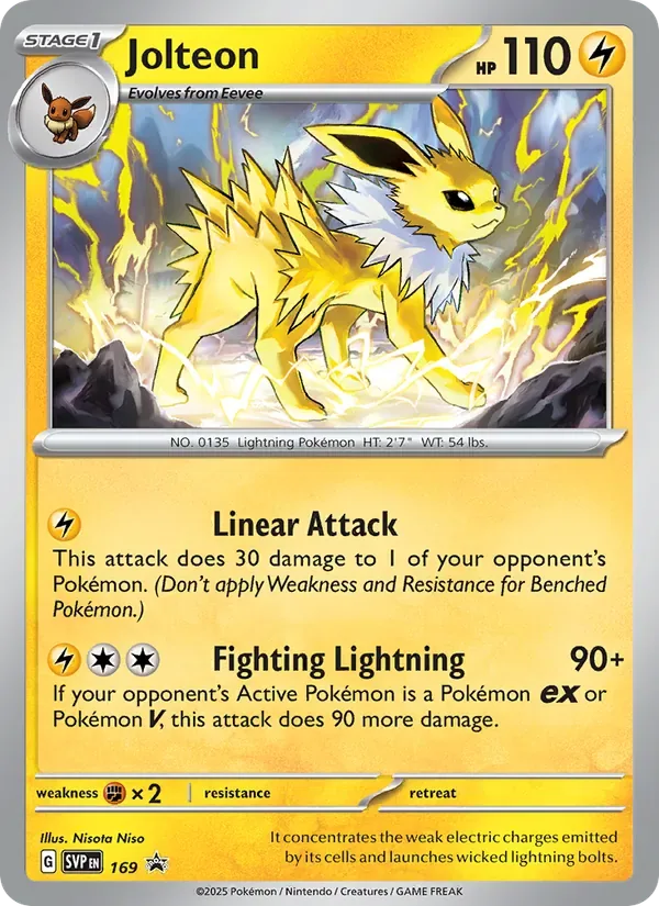 Jolteon, SVP Black Star Promos