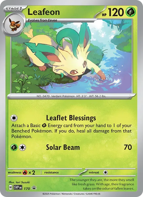Leafeon, SVP Black Star Promos