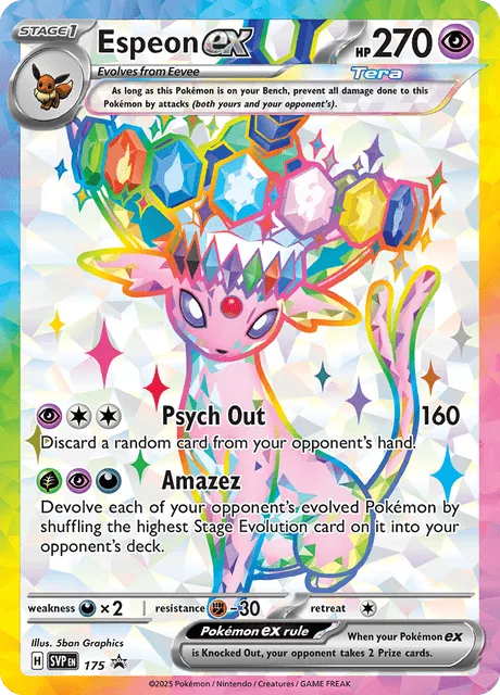 Espeon ex, SVP Black Star Promos