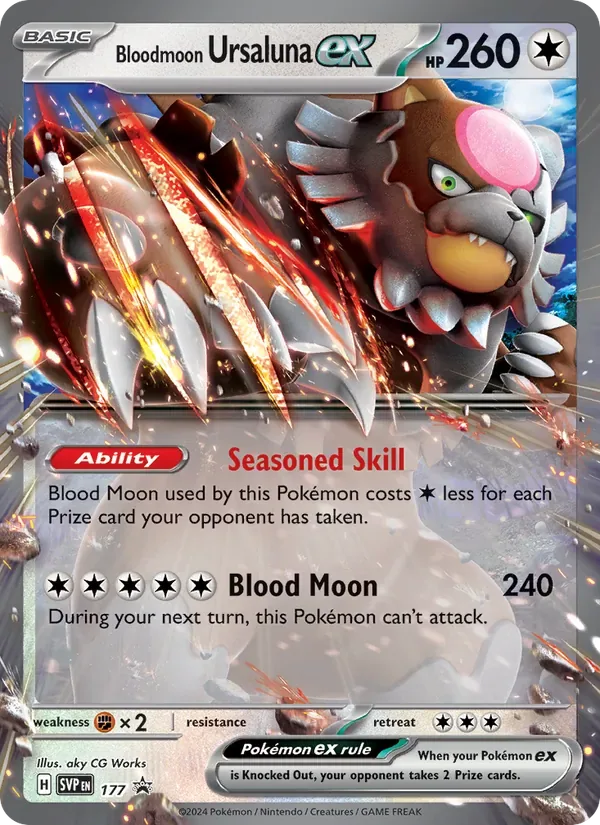 Bloodmoon Ursaluna ex, SVP Black Star Promos