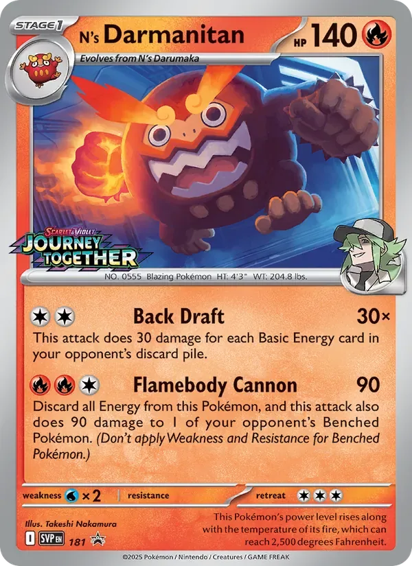 N's Darmanitan, SVP Black Star Promos