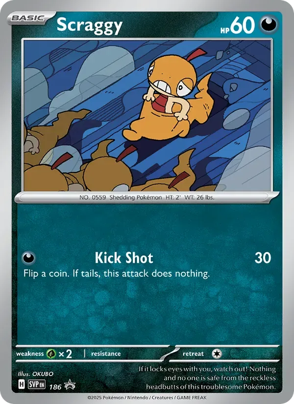 Scraggy, SVP Black Star Promos