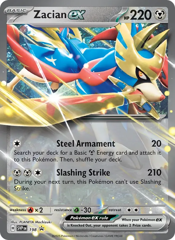 Zacian ex, SVP Black Star Promos