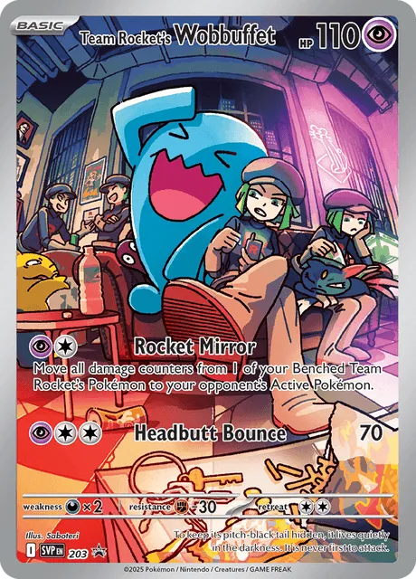 Team Rocket's Wobbuffet, SVP Black Star Promos