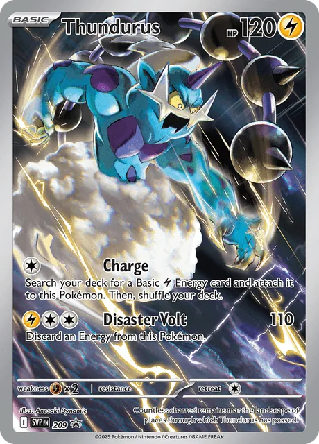 Thundurus, SVP Black Star Promos