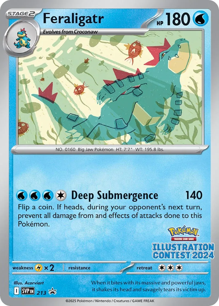 Feraligatr, SVP Black Star Promos