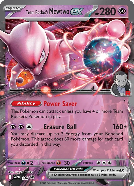 Team Rocket's Mewtwo ex, SVP Black Star Promos