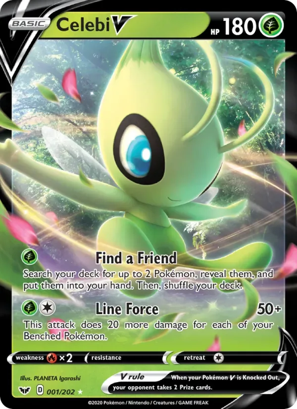 Celebi V, Sword & Shield